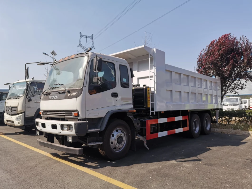 Japanese Brand 30tons 6X4 Tipper Truck Heavy Duty Mining Dump Truck with Hyva Hydraulic Cylinder