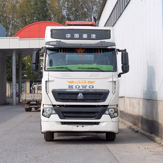 Available 2018 Used 430HP Original Sinotruk HOWO T7 6X4 CNG Tractor Tow Truck for Russian Federation