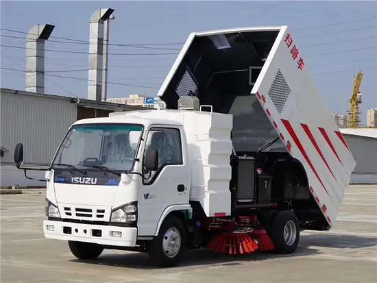 Japanese 130HP Euro 5 Kv600 Clean Water Tank 5 Cbm Waste Water Tank 5 Cbm High Pressure Road Washing Truck Road Sweeper Truck