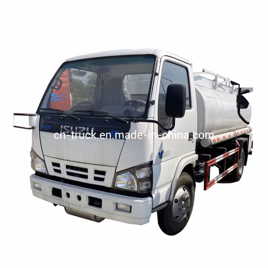 Japanese Brand New 4000L 5000L 6000L Petrol Oil Tanker Refilling Truck Fuel Tank Truck